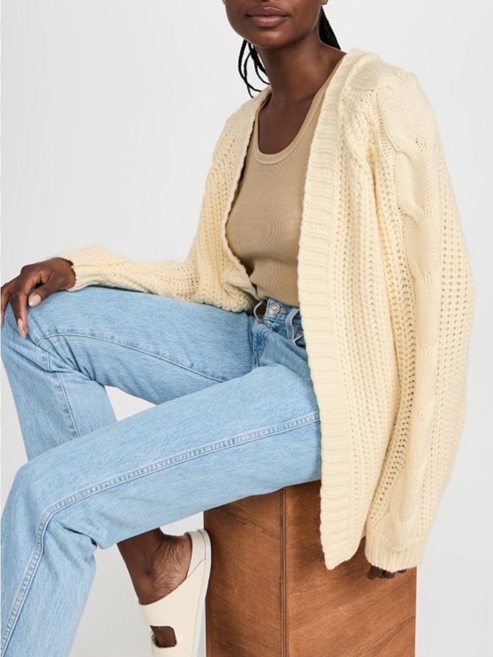 Line & Dot Faye Cardigan Wool Blend